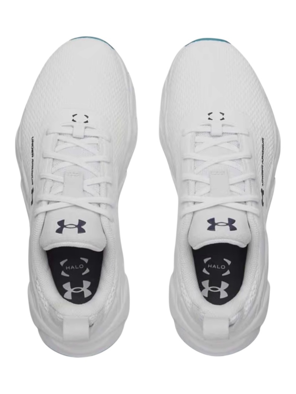 NWB-UNDER ARMOUR HALO HYBRID SPIKELESS GOLF/ WOMEN'S SHOES/ WHITE-WHITE/ SIZE 8 - Picture 8 of 9